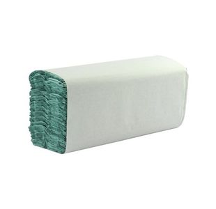 1-Ply Green C-Fold Hand Towel Pk2856