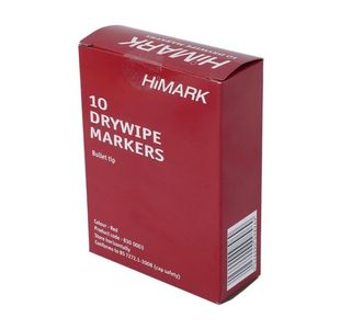 Red Whiteboard Marker Bullet Pk10