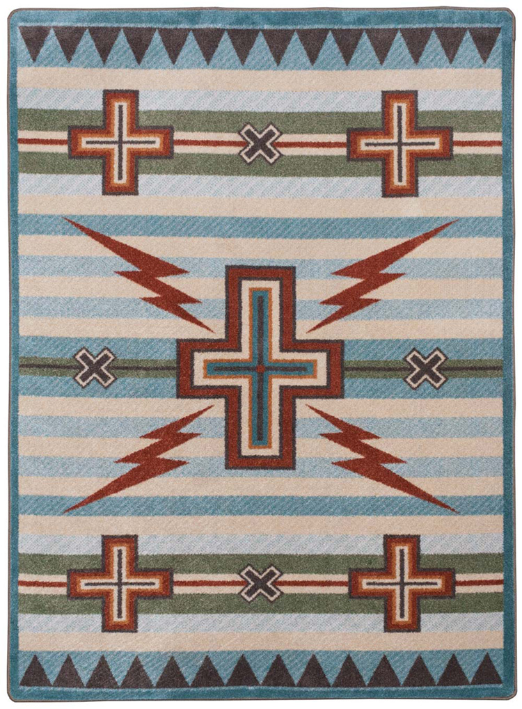 native american rugs with fringe